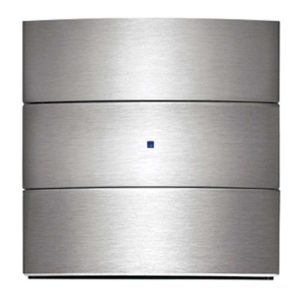 کلید هوشمند لمسی برکر (مدل Push button / 3 gang Stainless steel)