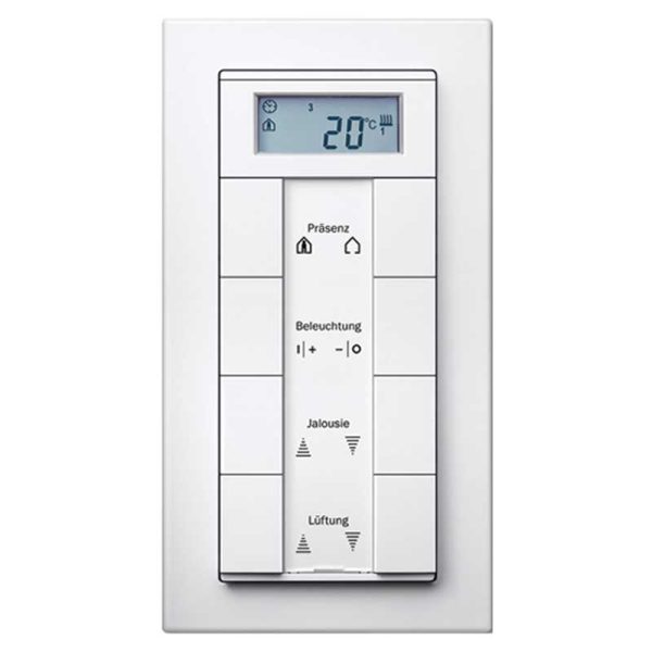 کلید هوشمند اشنایدر (مدل Push button System M / 4 gang Thermostatic)