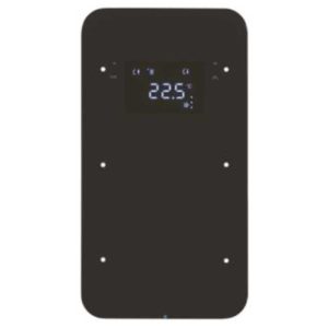 کلید هوشمند لمسی برکر (مدل R1 / 2 gang Thermostatic Black)