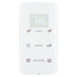 کلید هوشمند لمسی برکر (مدل R1 / 3 gang Thermostatic Polar White)